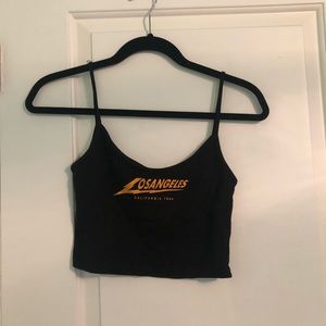Los Angeles crop top